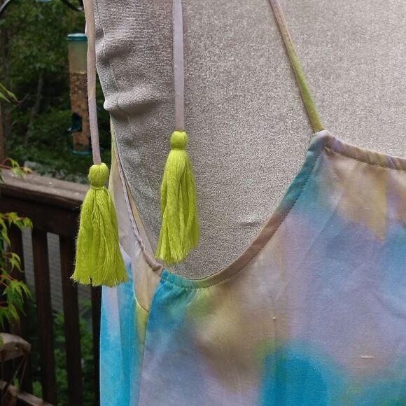 Violet Sky Sheer Swim Sundress Cover - Picture 9 of 13